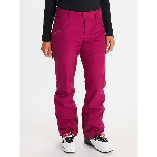 Marmot Lightray Pants - Womens Ski Pants Red CA2946381 Canada